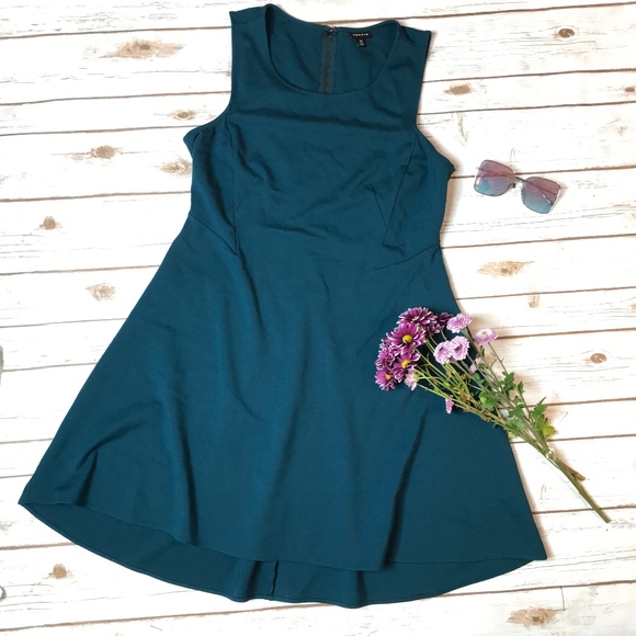 torrid Dresses & Skirts - Torrid Deep Teal Sleeveless Fit & Flare Dress 14